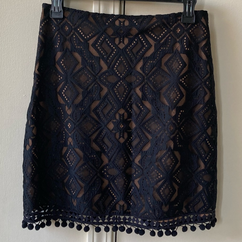 FOR LOVE AND LEMONS Florence Mini Skirt - Y2K - Embroidered Party Skirt - Picture 7 of 13